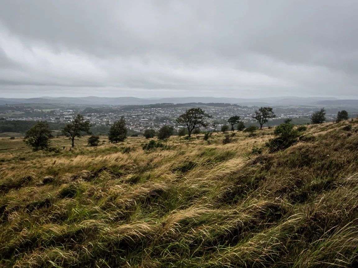 Windy ground on the Gleniffer Braes above Paisley, Renfrewshire
